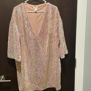H&M XXL Sparkly Cocktail Dress